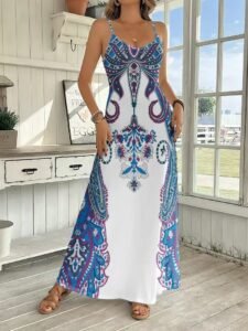 long sleeveless prom dress