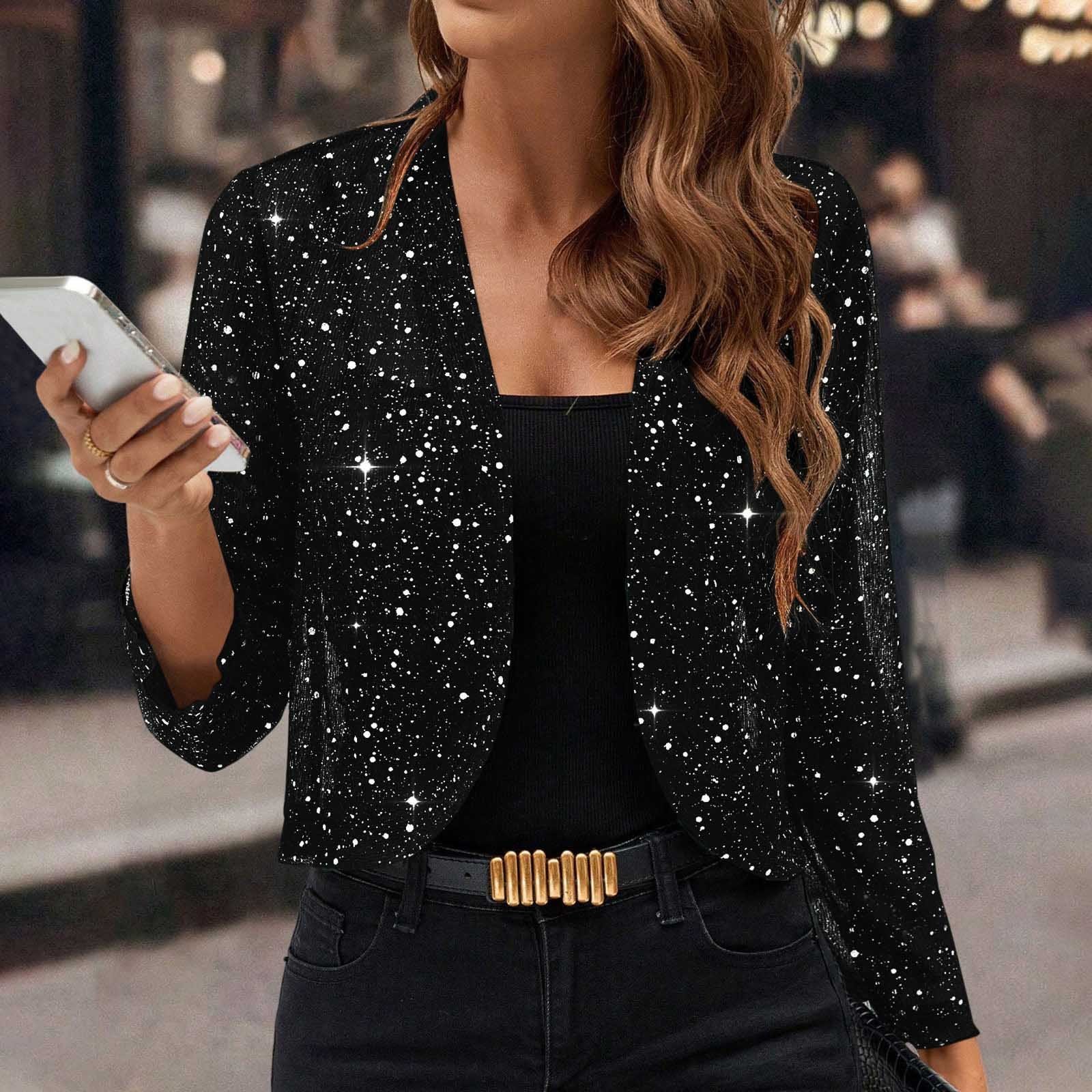 Black cardigan jacket