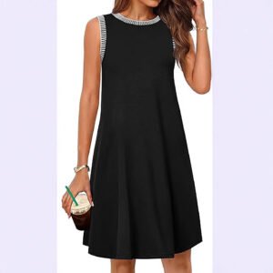 Black mini dress