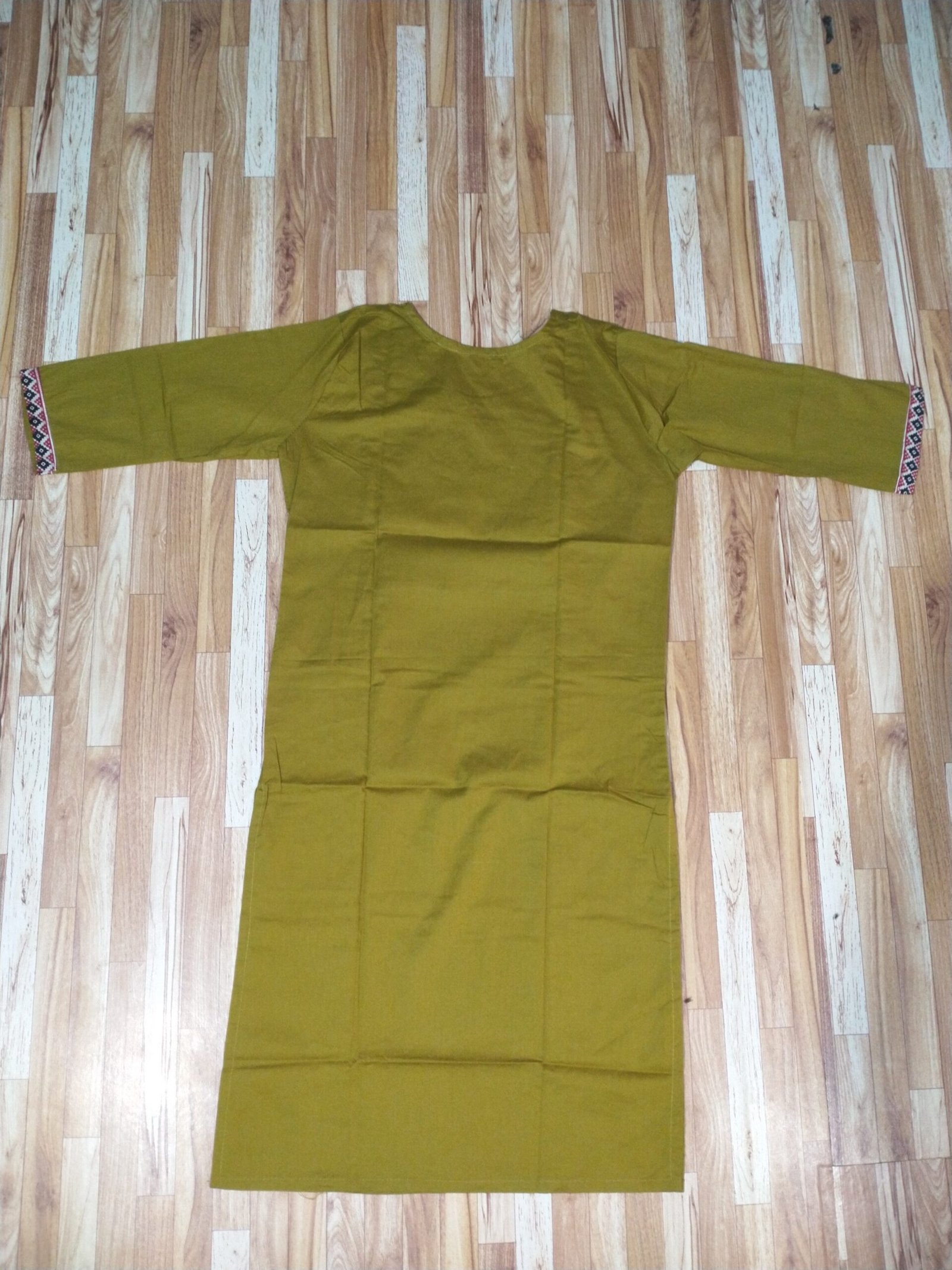 Olive green short kurti