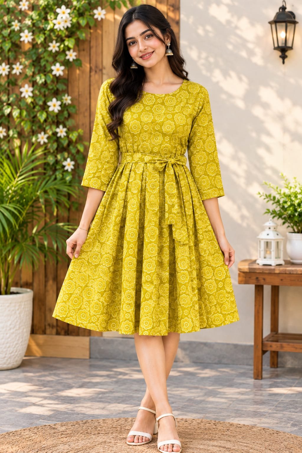 floral print kurti